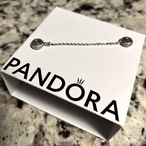 Sparkling Pavé Safety Chain Charm